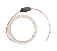 Lumières Angel Eye Feu de circulation diurne Utilisation adaptée for voiture, lumière en coton COB, œil d'ange, ouverture 60-120 mm, moto, véhicule électrique universel Ampoules Angel Eyes(White,50MM)