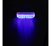 Lumières anti-collision LED - Barre lumineuse d'avertissement Solar Traffic Advisor | Feux d'avertissement de danger de balise de tête de lumière de gril de visibilité élevée pour la voiture électriqu