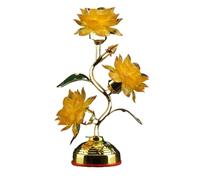 Lumières bouddhistes, 1 paire de lampes frontales Bouddha exquises de 34 cm, lampe bouddhiste en forme de S