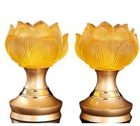 Lumières bouddhistes, Lampe LED Bouddha 110 V 220 V, 1 paire, 5,1 pouces, lampe bouddhiste domestique