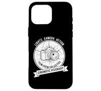 Lumières Caméra Action Collective Cinématographique Visionnaire Coque pour iPhone 16 Pro Max