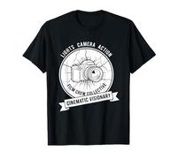 Lumières Caméra Action Collective Cinématographique Visionnaire T-Shirt