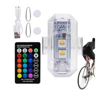 Lumières clignotantes sans fil | Lumière RVB pour moto | Lumières stroboscopiques portables, lumières anti-collision LED avec télécommande pour voiture et moto, feux de signalisation, lumières de
