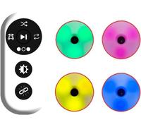 Lumières D’entraînement De Réaction - 4 Modes Et 4 Couleurs De Lumière - Télécommande - Améliore La Vitesse, L’agilité Et Le Temps De Réaction - Parfait pour Le SPOR, 4 Lights