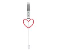 Lumières d'ambiance intérieures de voiture, lueur douce colorée, 1 pièce, pendentif de voiture en forme de cœur, anneau d'avertissement de sécurité pour pare-chocs arrière, facile à installer, pour vé