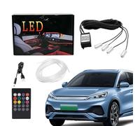 Lumières d'Ambiance pour Voiture | Éclairage Automobile avec Télécommande sans Fil,Télécommande sans Fil pour Bande Lumineuse LED de Voiture - pour Remorque Camion Automobile Berline