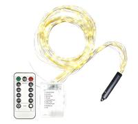 Lumières D'arbre De Noël, À Piles, 100X1X1CM, Lumières Scintillantes En Cascade, Chaîne Scintillante De Luciole À LED De Noël, Télécommandée, Pour Les Clôtures De Fête Du Salon, Les Balustrades Et La