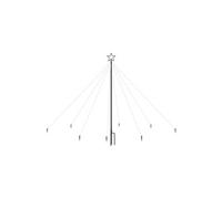 Lumières d'arbre de Noël Intérieur/Extérieur 400 LED 2,5 m