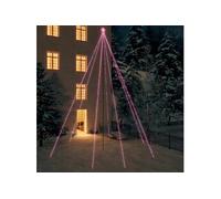 Sapin de Noël à LED Int/Extérieur 1300 LED blanc froid 8 m arbre jardin vidaXL
