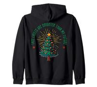 Lumières d'arbre Plus Lumineuses Que Mon Futur Père Noël Noël Sweat à Capuche