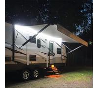 Lumières d'auvent 12 V blanches de 5 m pour camping-car, auvent extérieur de camping-car, bandes LED pour extérieur, voyage, remorque, camion, van, camping-car, caravane