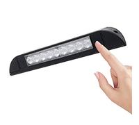 LumièRes D'Auvent de Caravane à LED, LumièRes D'Auvent pour Le Camping, Barre Lumineuse D'Auvent/Porche/Pont éTanche à LED 12V, pour Remorques de Camping-Car,Noir