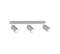 Lumières de Chambre Enfant Plafonnier Gris L: 52 CM Petit Métal Pivotant 3x GU10