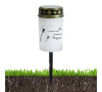 Lumières de Cimetière pour - Tombe Lanterne Jardin, high-performance, Décorations Lumineuses LED sur, Pieu Lumière Commémorative Allée et | Multipurpose Outdoor Indoor Utility compact