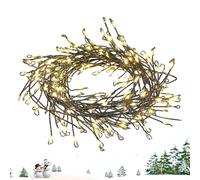 Lumières De Fée À Base De Batterie - Corde À LED En Cuivre De 300 Cm, Lumières Scintillantes Imperméables Blanches Chaudes, Éclairage Décoratif Portable | Firefly Starry Pour La Chambre, Le Mar