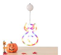 Lumières de fée décoratives d'halloween - Lumières à LED Violet Orange Pourpre pour décoration effrayante, Feux de Fil à Base de Batterie | Thème fantôme de la, Utilisation extérieure intér