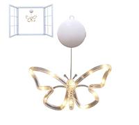 Lumières de fenêtre Papillon - Panneau d'éclairage à Piles | Décorations d'insectes pour pelouse, Jardin, Chambre à Coucher, Mur extérieur, Cour, pièce extérieure, Lampe féerique LED Suspendue, Lueur