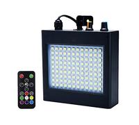 Lumières de Fête, Remote 108 LED RVB Effet d'éclairage Stroboscopique Effet Son Activé Club Disco Party Dj Vacances avec contrôle de vitesse variable(RGB)