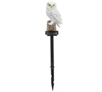 Lumières de figurine d'oiseau, statue de jardin solaire, Lampe sur piquet LED oiseau, Lampe solaire de jardin sur piquet d'oiseau mignon, Figurine décorative d'oiseau en résine pour jardin, cour, allé