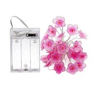 Lumières de Fleurs lumières de Fleur de Cerisier fée 10 Pieds 30 LEDs USB et Batterie lumières décoratives pour Une Chambre à Coucher pour Filles Mariage extérieur intérieur et la Saint-Valentin