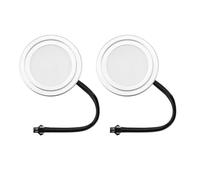 Lumières De Hotte De Cuisine, 2 Pièces, 12V DC, 1.5W, Avec Trou De Prise SM, Poêle De Placard, Lumière LED Encastrée, Lumière Blanche Brillante For Hotte De Cuisine