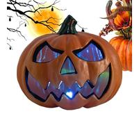 Lumières de - Lampe de décoration de vacances faites à la main de 8 pouces pour la saison d'automne, les fêtes de Thanksgiving, les événements d'Halloween avec une lueur chaude, l'accent de