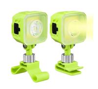 Lumières de marche pour coureurs, lumière de course de nuit | Lumières de marche avec clip pour coureur | Équipement de course de sécurité léger, lumières de course réglables pour le vélo, la marche