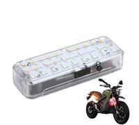 Lumières de moto pour conduite de nuit - Lumières d'avertissement de sécurité pour moto, lumières stroboscopiques haute luminosité pour la sécurité anti-collision, feu arrière de chargement
