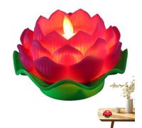 Lumières de nénuphar, lampe à fleurs de nénuphar | Lampes de table nénuphar,Bougies de nénuphar alimentées par batterie, lampes de table de nénuphar pour les fêtes de mariage dans la chambre à coucher