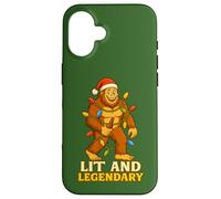 Lumières de Noël Amusantes et légendaires Bigfoot pour Amateur de bière Coque pour iPhone 16
