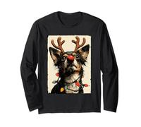 Lumières de Noël Amusantes pour Chihuahua Manche Longue