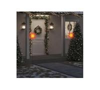 vidaXL Lumières de Noël avec Piquets LED Pliables 3 pcs, Décorations Lumineuse de Noël, Ornements de Fête Vacances Intérieur 3190444 Rouge G