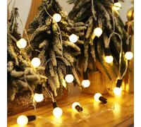 Lumières de Noël Intérieur, 3M 20 LED Boules de Noël Chaîne lumineuse Batterie, Arbre de Noël Chaîne lumineuse de fête Jardin Mariage Cadeaux de Noël