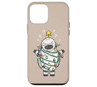 Lumières de Noël Moutons Noirs Valais Drôle Design Coque pour iPhone 12 mini