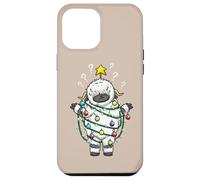 Lumières de Noël Moutons Noirs Valais Drôle Design Coque pour iPhone 12 Pro Max