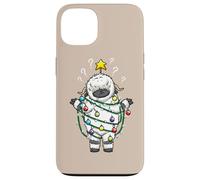Lumières de Noël Moutons Noirs Valais Drôle Design Coque pour iPhone 13