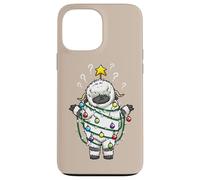 Lumières de Noël Moutons Noirs Valais Drôle Design Coque pour iPhone 13 Pro Max
