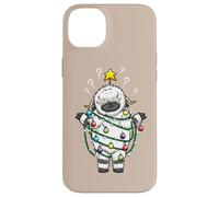 Lumières de Noël Moutons Noirs Valais Drôle Design Coque pour iPhone 14 Plus