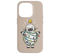 Lumières de Noël Moutons Noirs Valais Drôle Design Coque pour iPhone 14 Pro