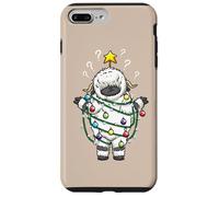 Lumières de Noël Moutons Noirs Valais Drôle Design Coque pour iPhone 7 Plus/8 Plus
