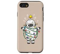 Lumières de Noël Moutons Noirs Valais Drôle Design Coque pour iPhone SE (2020) / 7 / 8