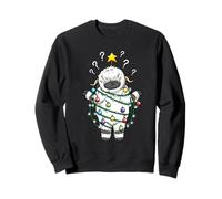 Lumières de Noël Moutons Noirs Valais Drôle Design Sweatshirt
