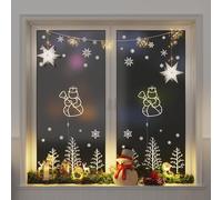 Lumières de Noël Silhouette Décoration Guirlande Intérieur 2 pcs 35 LED vidaXL