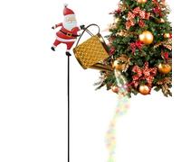 Lumières De Noël Solaires - 8,66 X 6,69 X 4,13 Pouces Bouilloire Père Nooël, Lanternes Solaaires D'extérieur De Nooël | Décorations De Noël Solaires Lanternes Extérieures, pour Jardin, Cour, Allée, A