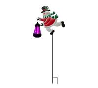 Lumières de Noël Solaires Extérieures | Lanternes LED Multicolores Résistantes à la Pluie et à la Neige - Lumières de Noël Solaires pour Extérieur | pour Famille Amis Fêtes Hiver Allée Pelouse Jardin