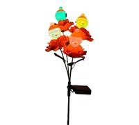 Lumières De Noël Solaires Extérieures, Piquets De Jardin À Roses Pour Fêtes, Guirlandes Lumineuses Solaires De Noël Extérieur Imperméable, Pour Jardin Terrasse Porche Pelouse Allée Chemin Paysage Fête