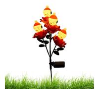 Lumières De Noël Solaires - Piquets De Jardin À Roses pour Fêtes,Décorations De Noël Solaires pour Extérieur - pour Jardin Terrasse Porche Pelouse Allée Chemin Paysage Fête Intérieur