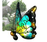 Lumières de Papillon Solaire extérieur | Décoration de Jardin des lumières solaires étanches solaires, décorations de Papillons avec des lumières colorées, des lumières du Jardin pour Les soirées