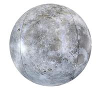 Lumières de piscine flottantes, boule de lune 16 pouces avec télécommande, lumières piscine flottantes pour décoration extérieure, lumière lune gonflable et brillante pour patio, jardin, fête (