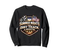 Lumières de Piste de Nuit d'été et de saleté Dirtbike MX American USA Sweatshirt